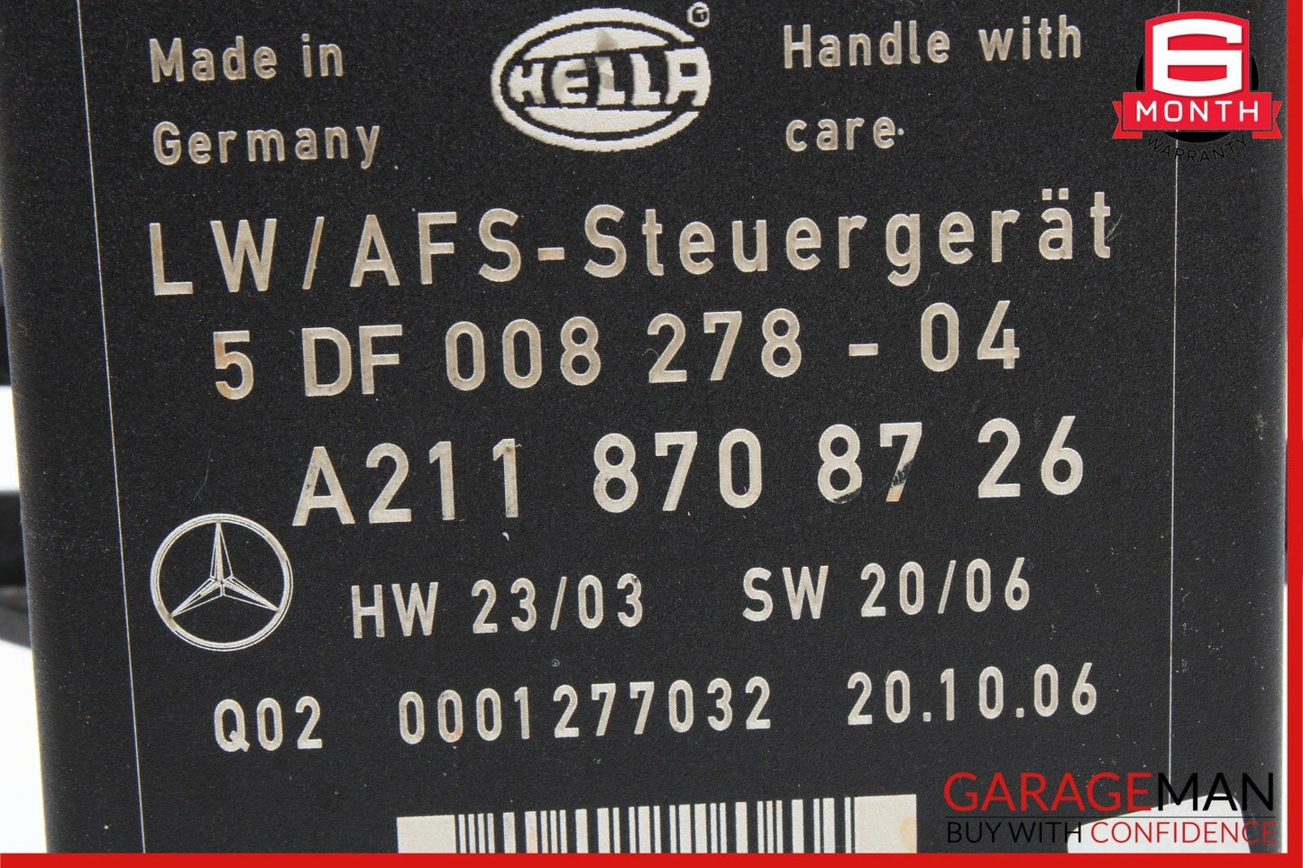 07-09 Mercedes X164 GL450 4MATIC Headlight Control Module Unit 2118708726 OEM