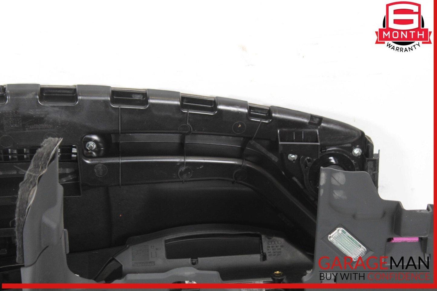 09-16 Audi A4 S4 Front Dash Dashboard Panel Cover Trim Vent Assembly Black OEM