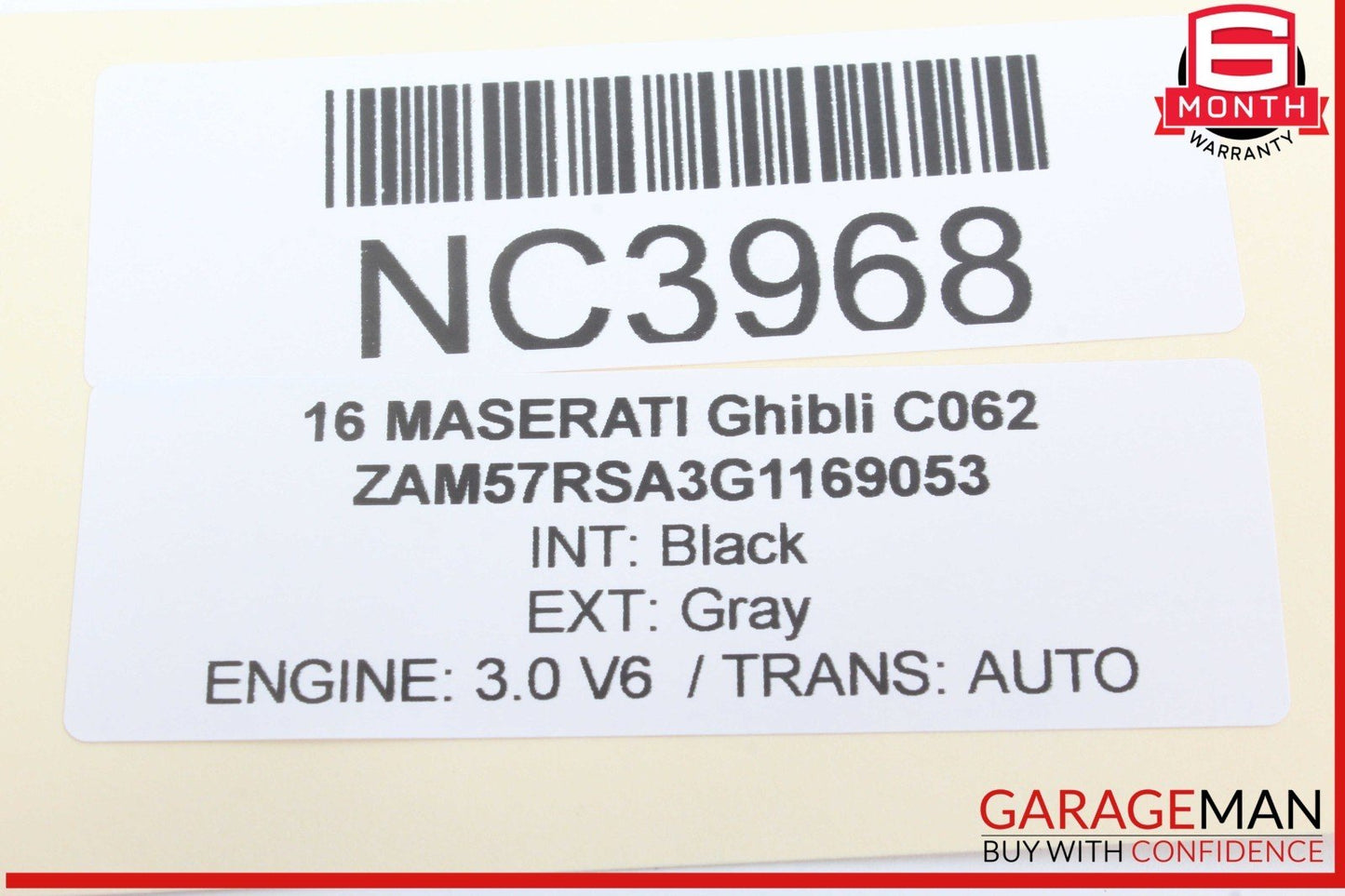 14-17 Maserati Ghibli Dash Ignition Switch Button Engine Start Stop OEM
