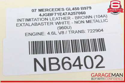 03-09 Mercedes X164 GL450 ML320 ML550 GL550 Sirius Satellite Radio Receiver OEM