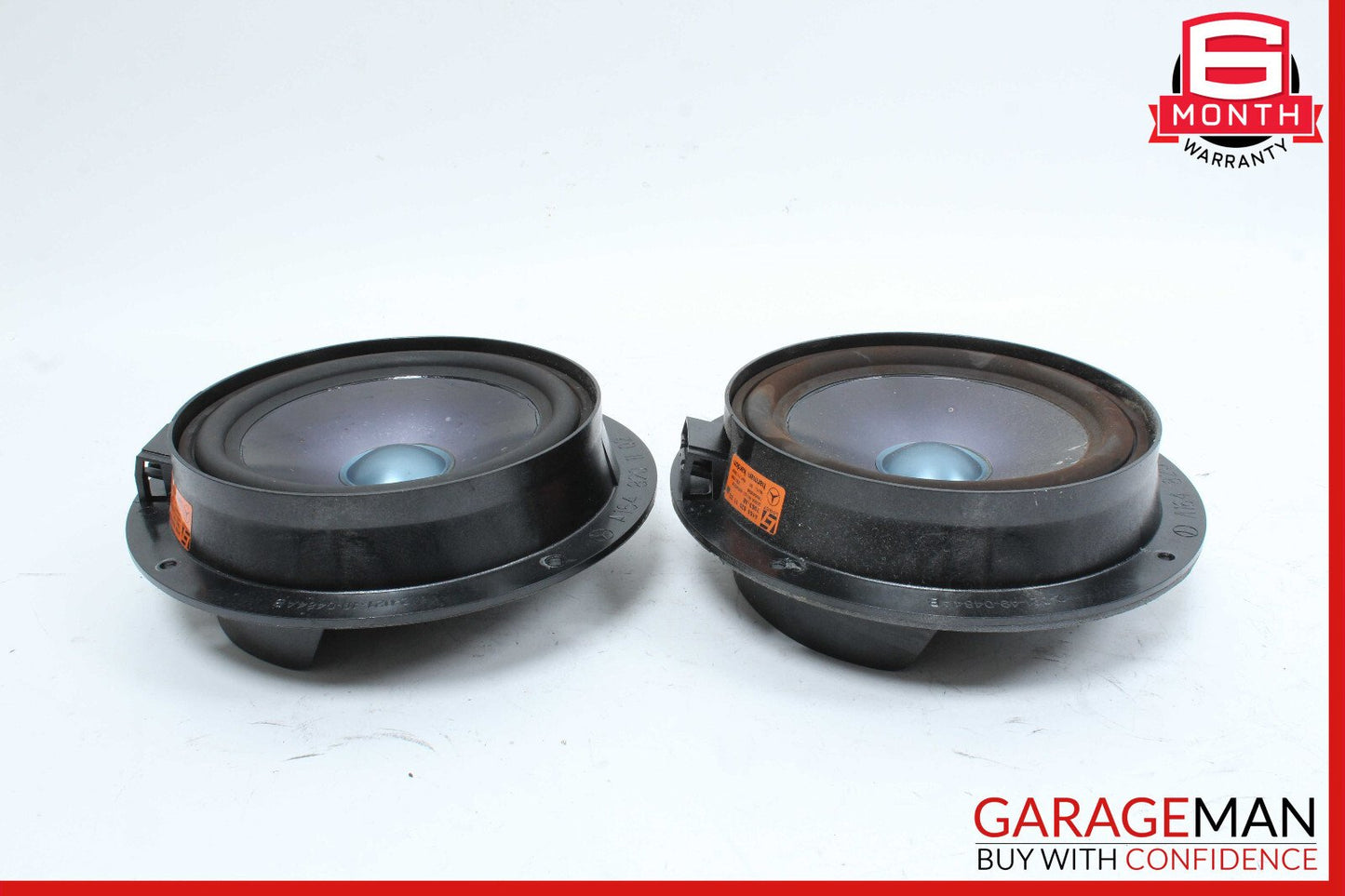 06-13 Mercedes W251 R350 Rear Left & Right Door Sound Audio Speakers Set of 2