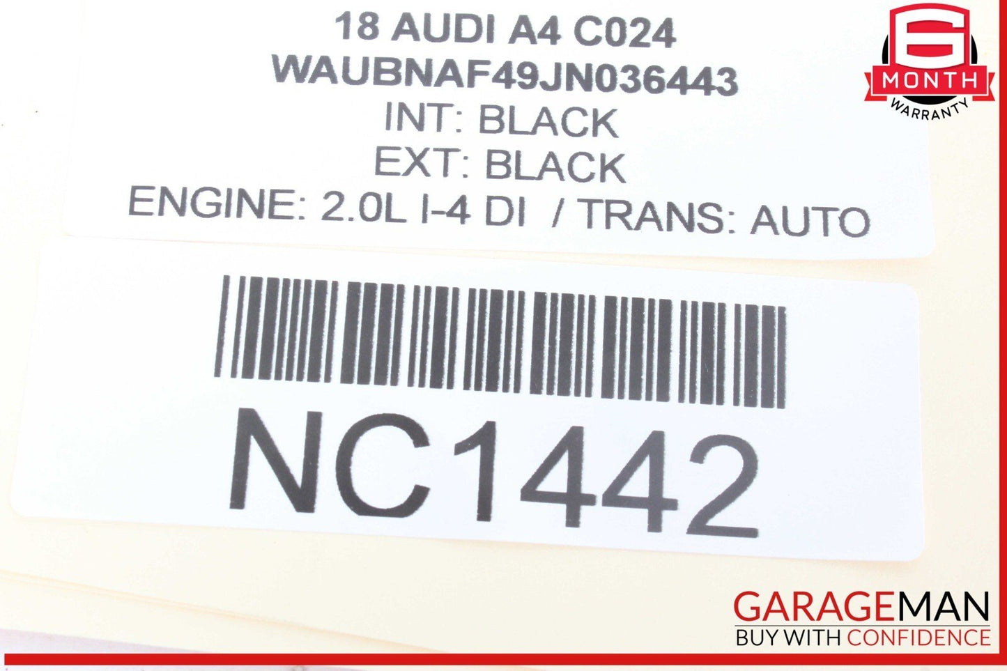 17-24 Audi A4 Rear Left Driver Side Upper Lateral Control Arm 8W0505397E OEM