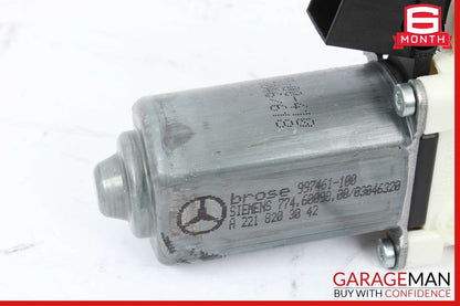 07-13 Mercedes W221 S550 S600 S63 AMG Rear Right Window Regulator Motor OEM