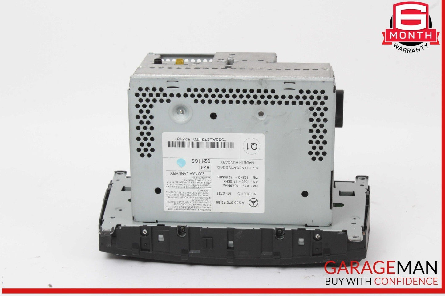 05-07 Mercedes W203 C230 C240 Radio Stereo Audio CD Player Head Unit AM FM OEM