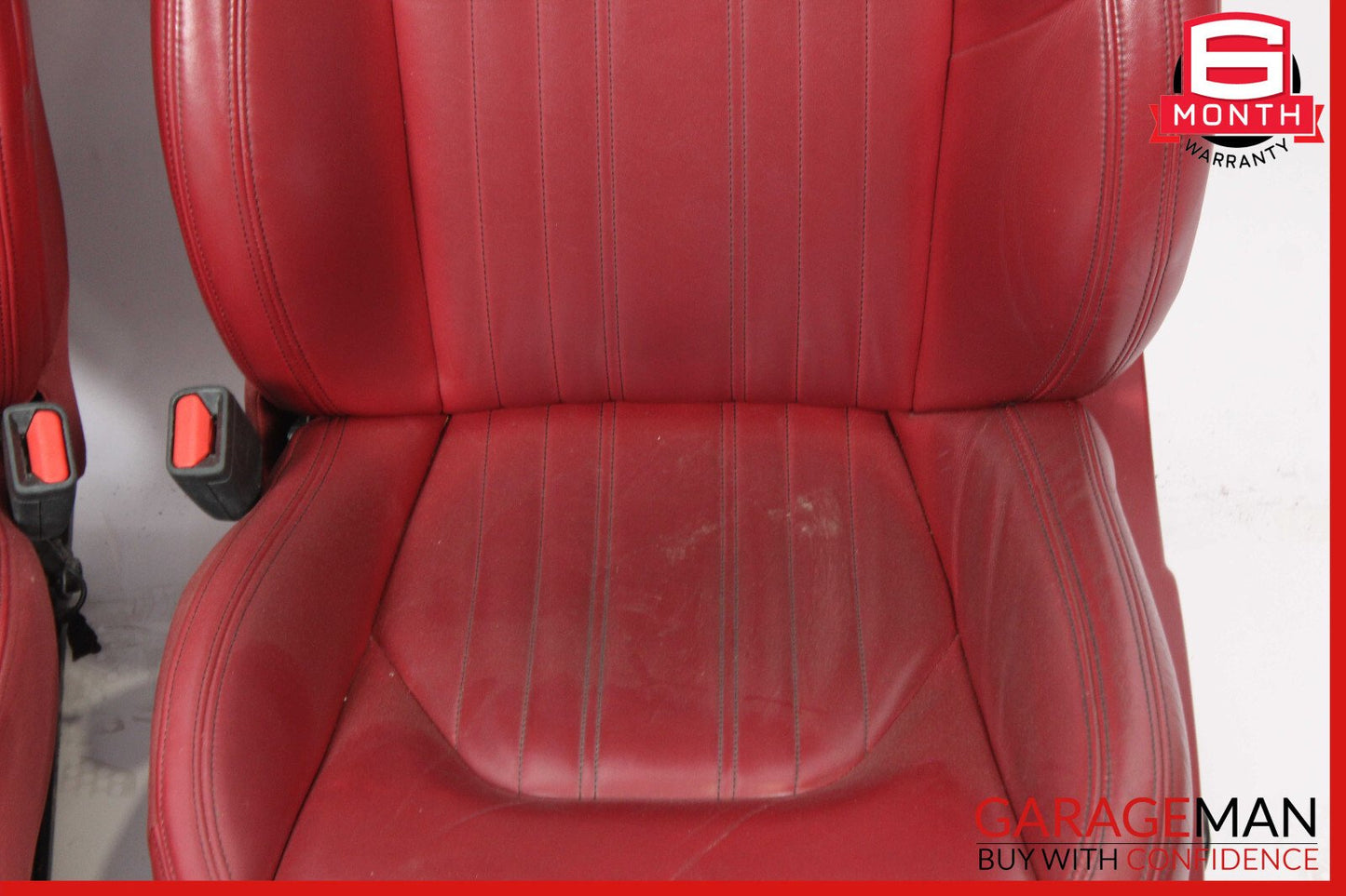 14-17 Maserati Ghibli M157 Front Complete Seat Cushion Cover Assy Set OEM
