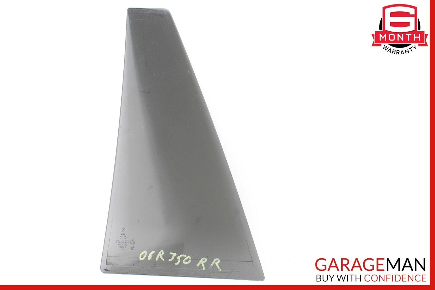 06-09 Mercedes W251 R350 Rear Right Passenger Side Quarter Window Glass OEM