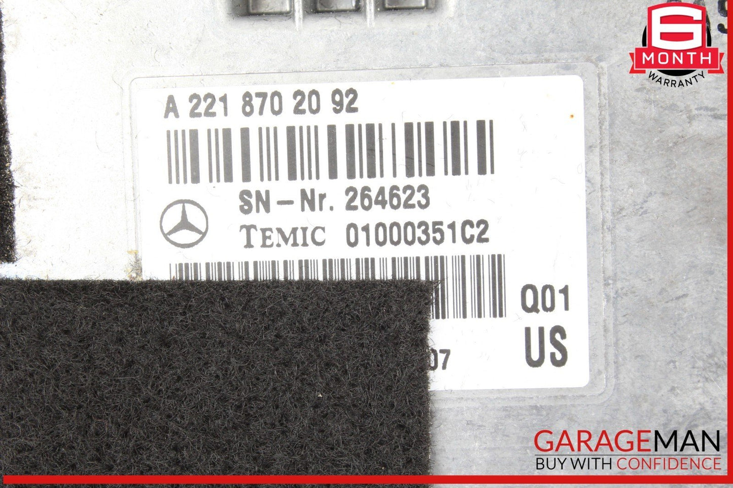 07-14 Mercedes W221 S550 CL550 Voice Language Communication Control Module OEM