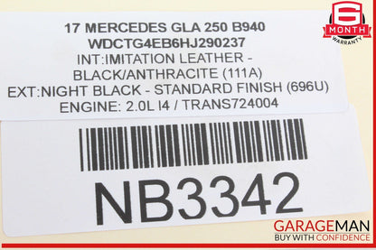 15-20 Mercedes X156 GLA250 Throttle Body 2701410025 OEM