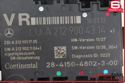 08-18 Mercedes W204 C350 E350 Front Right Side Door Control Module OEM