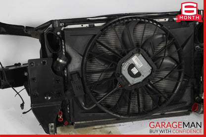 03-06 Mercedes R230 SL500 Engine Cooling Radiator Fan Shroud A/C Condenser Assy