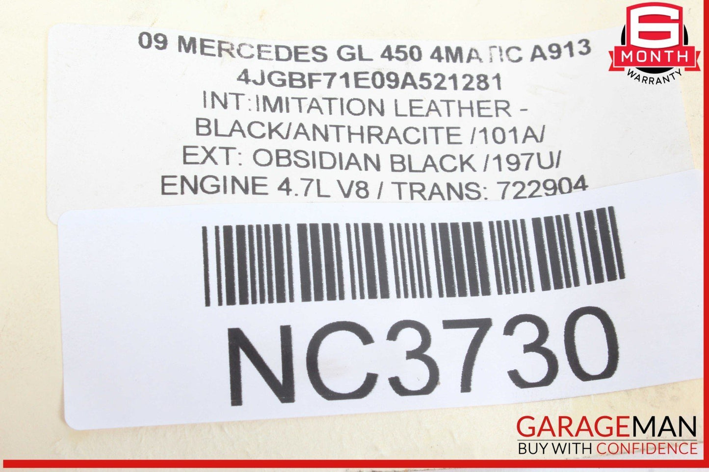 06-13 Mercedes X164 GL450 4MATIC Front Left Driver Side Window Regulator Motor