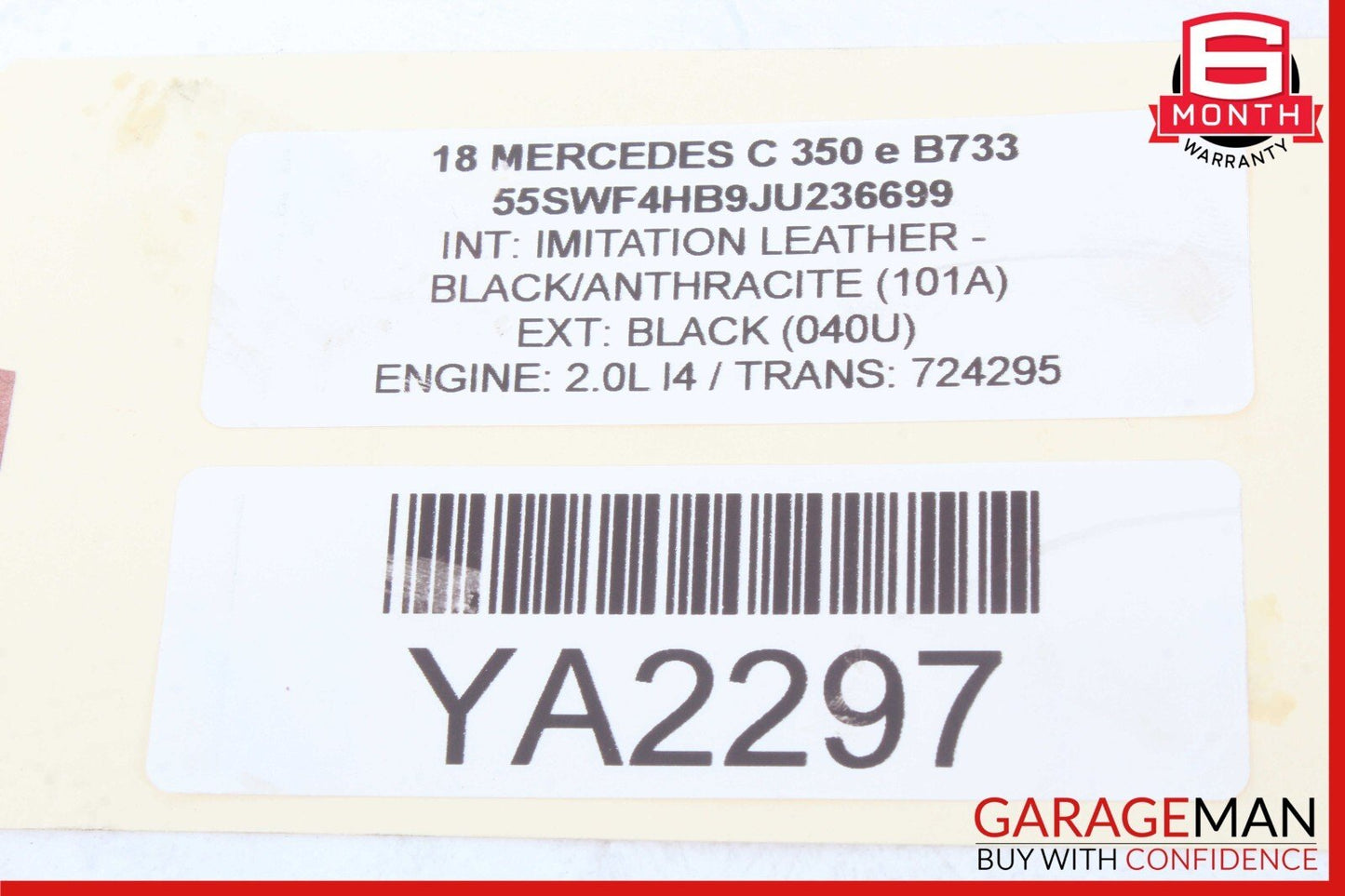 08-18 Mercedes W205 C350e Rear Left or Right Suspension Upper Control Arm OEM