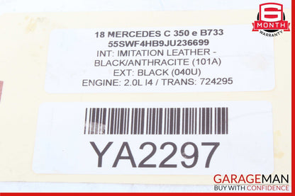 08-18 Mercedes W205 C350e Rear Left or Right Suspension Upper Control Arm OEM