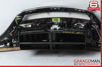 07-09 Mercedes W221 S550 4MATIC Hybrid Center Dashboard Dash Trim Molding Wood