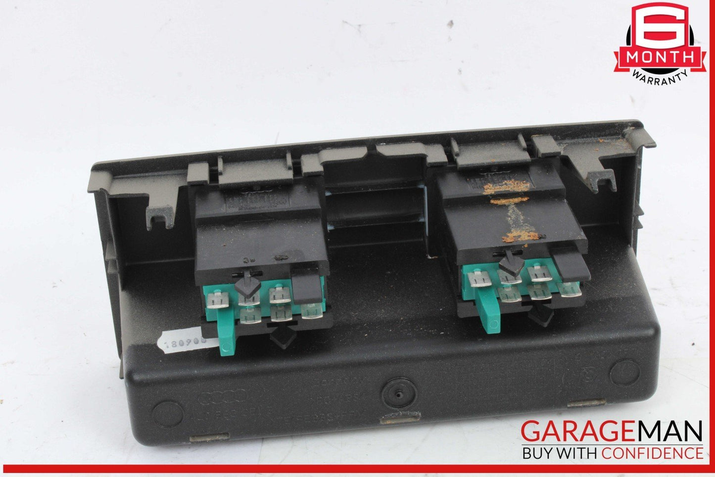 07-15 Audi Q7 Rear Heated Seat Control Switch w/ Trim Cover Panel 8E0963563 OEM