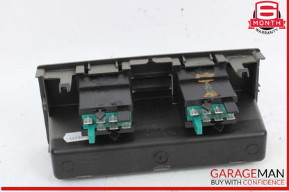 07-15 Audi Q7 Rear Heated Seat Control Switch w/ Trim Cover Panel 8E0963563 OEM