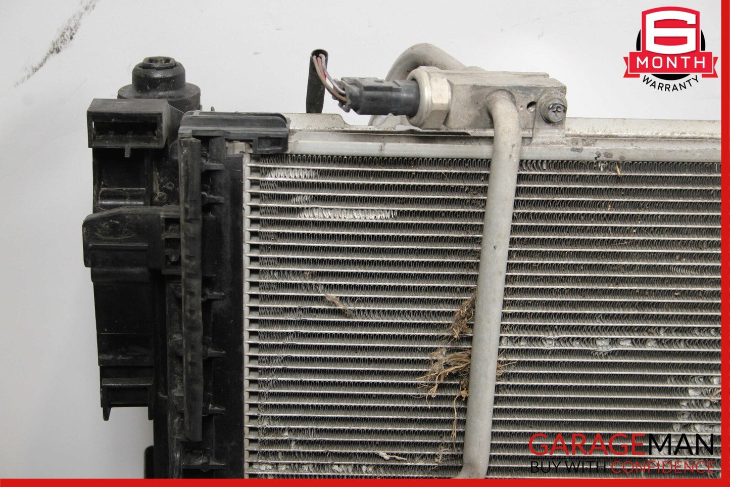 08-14 Mercedes C250 Engine Water Cooling Radiator Condenser Steering Cooler Assy