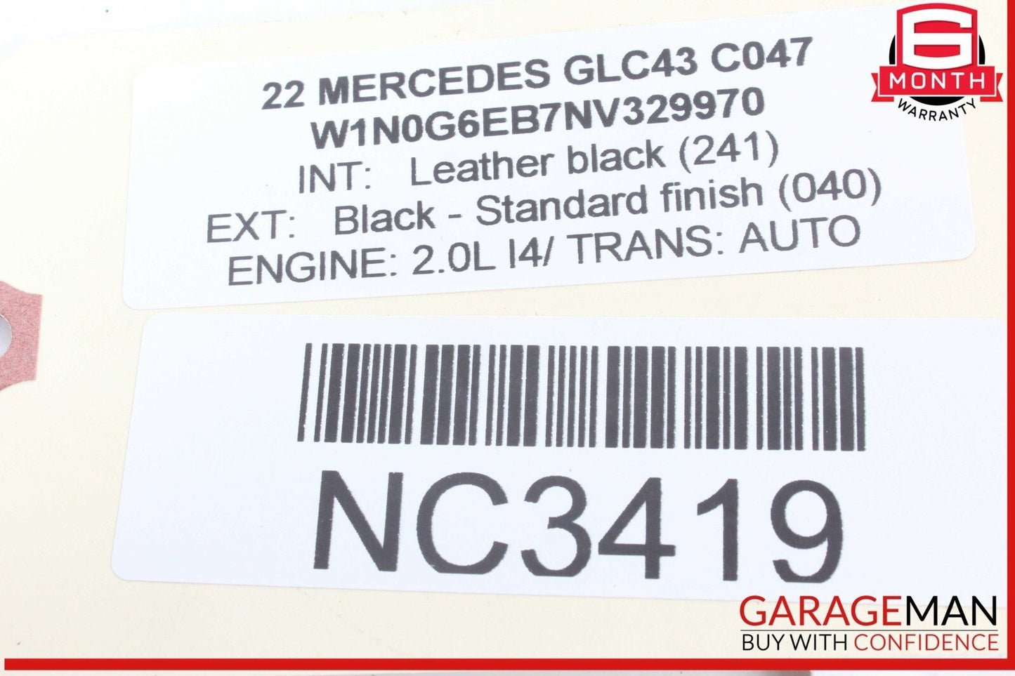 16-22 Mercedes X253 GLC43 AMG Rear Left or Right Side Upper Trailing Control Arm