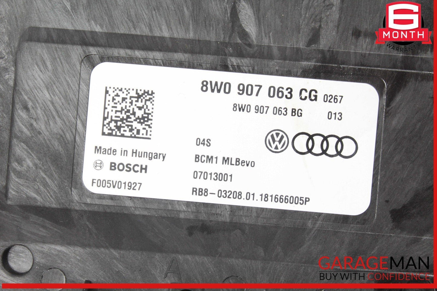 18-23 Audi RS5 S5 Q5 Body Comfort Control Module Unit BCM 8W0907063CG OEM