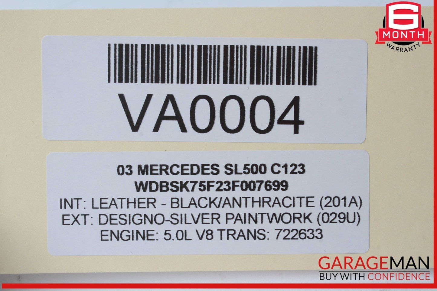 03-04 Mercedes R230 SL500 SL600 SL55 AMG Amplifier Amp Bose Audio Sound OEM