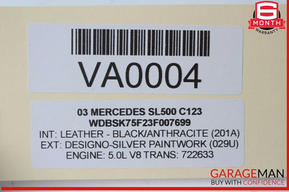03-04 Mercedes R230 SL500 SL600 SL55 AMG Amplifier Amp Bose Audio Sound OEM