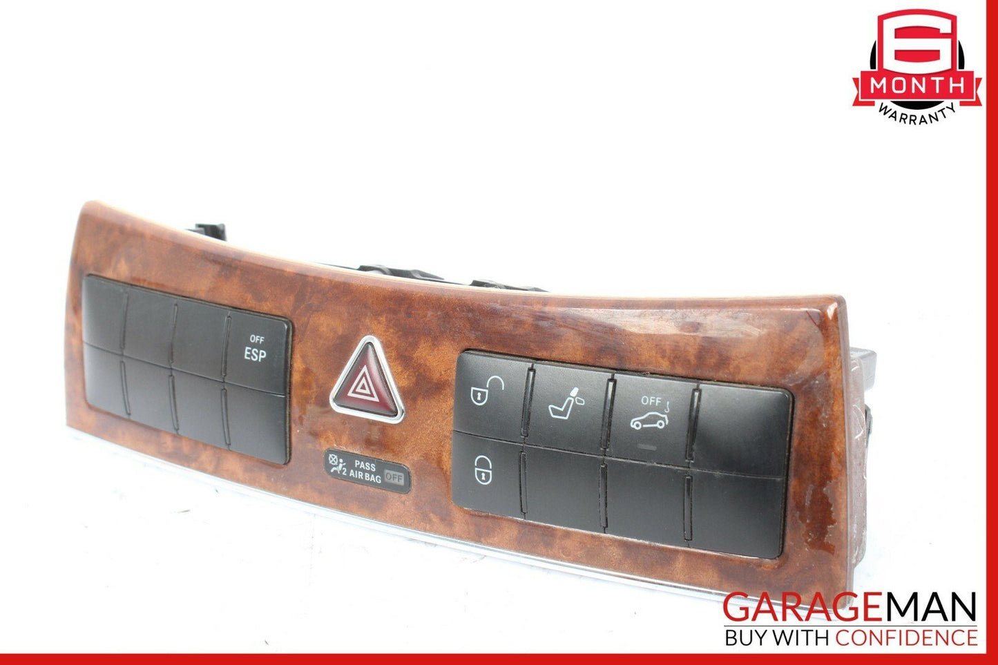 05-09 Mercedes W209 CLK320 Dash Lock Heated Seat ESP Hazard Switch Control OEM