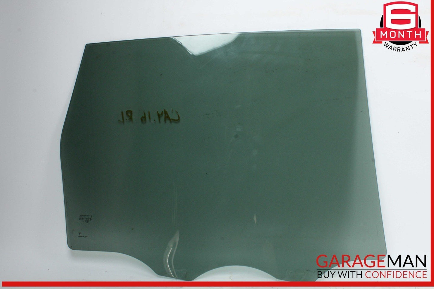 11-18 Porsche Cayenne 958 Rear Left Driver Side Door Window Glass OEM