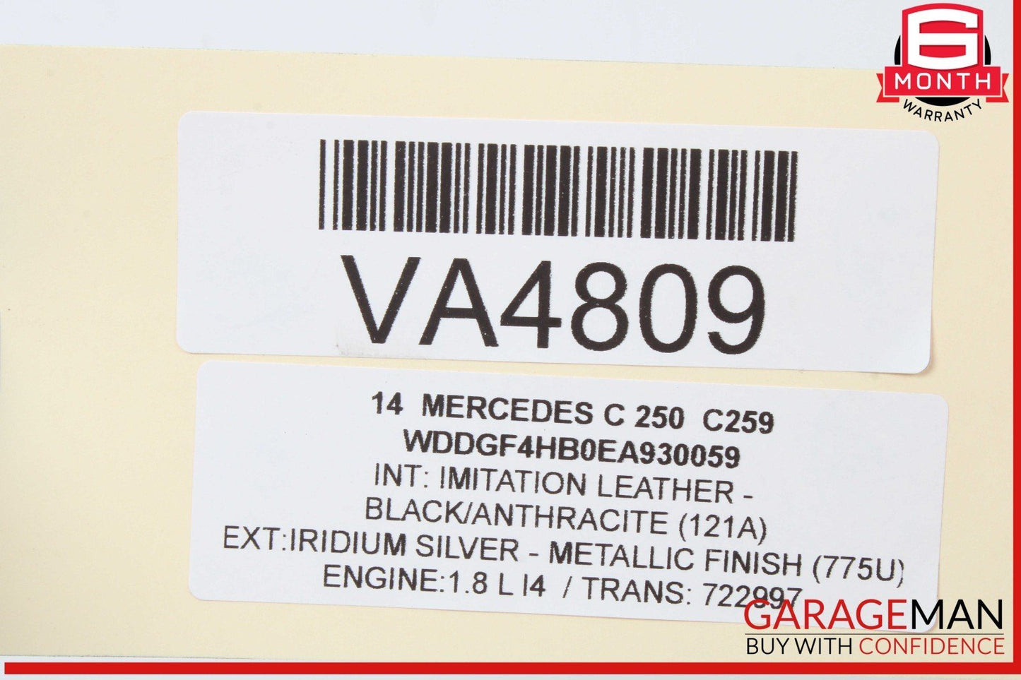 12-15 Mercedes W204 C250 SLK250 M271 Engine Throttle Body 2661410525 OEM