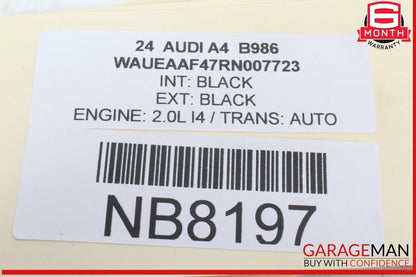 17-24 Audi A4 Rear Right Passenger Side Upper Suspension Control Arm 8W0505361E