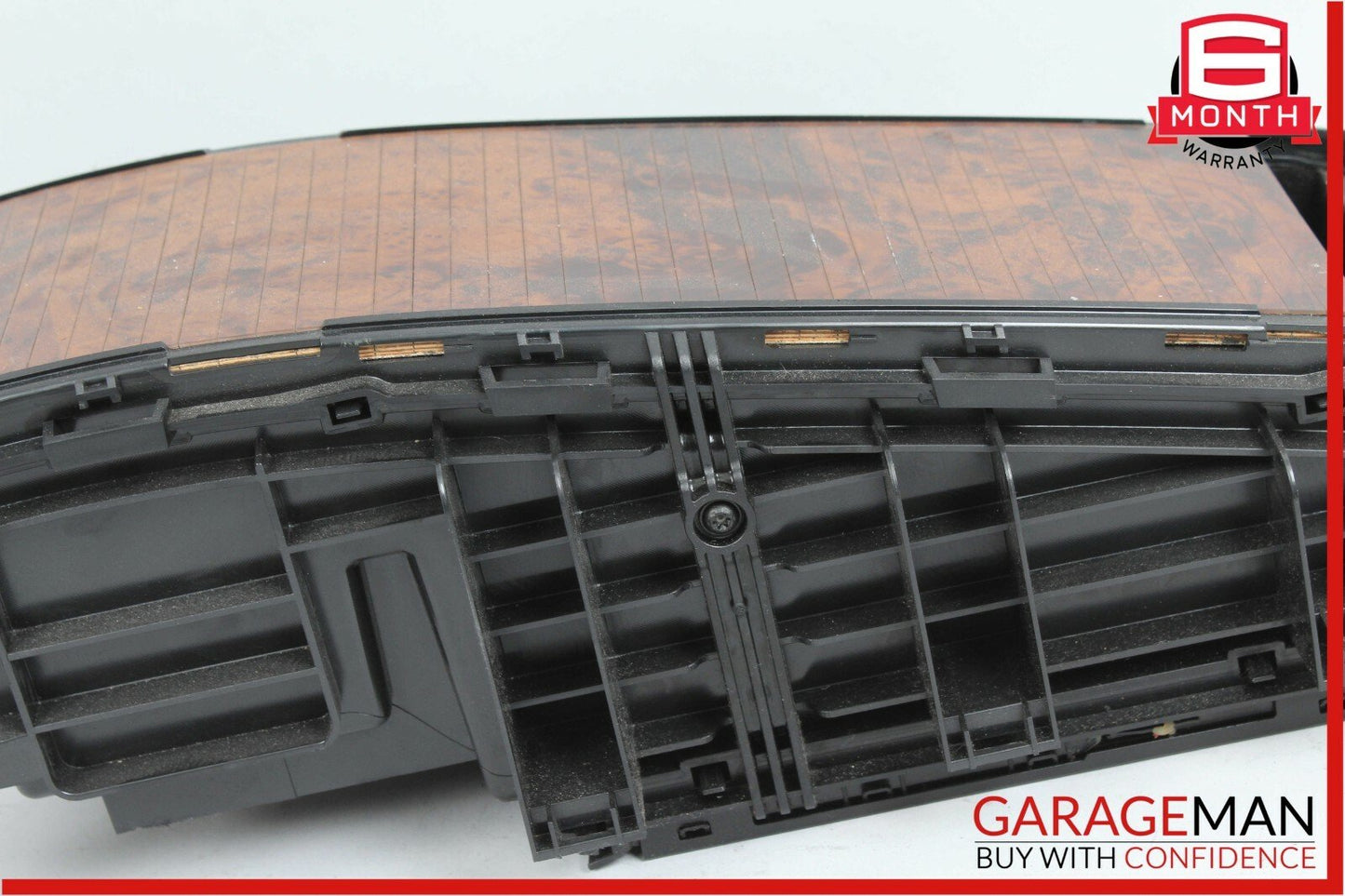06-11 Mercedes W219 CLS500 Rear Center Console Armrest Arm Rest Storage Wood OEM
