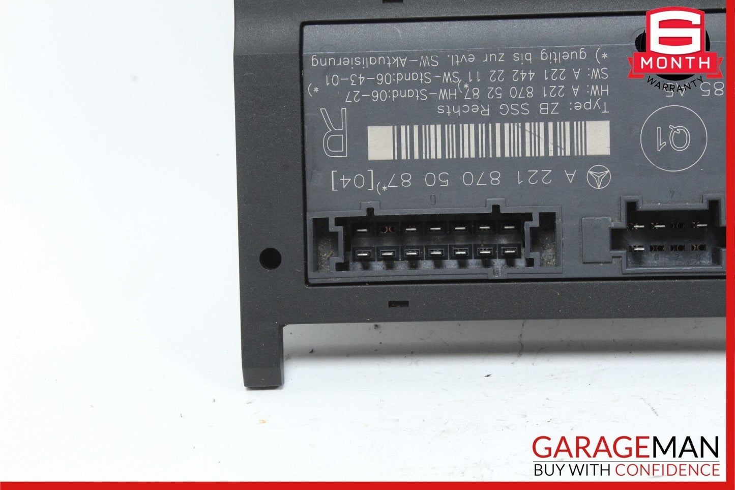 07-13 Mercedes W221 S550 4MATIC Front Right Side Under Seat Control Module OEM