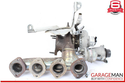 12-15 Mercedes W204 C250 SLK250 1.8L Turbo Turbocharger Manifold Assembly OEM
