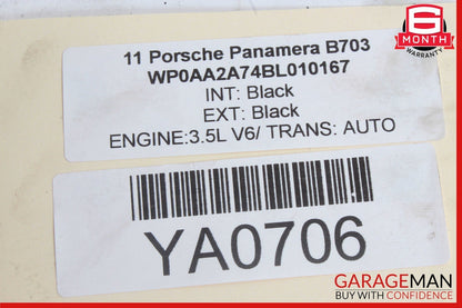 10-16 Porsche Panamera 970 Rear Right / Left Side Upper Control Arm OEM