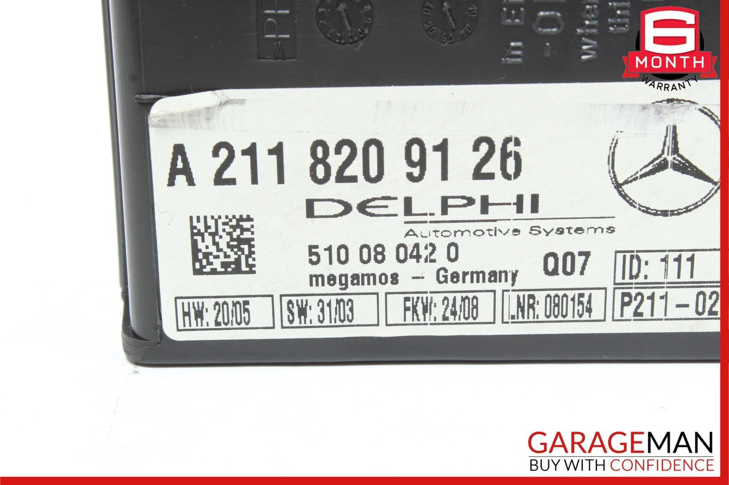 00-11 Mercedes R171 SLK350 CLK500 CL500 S430 Anti Theft Alarm Module Unit OEM