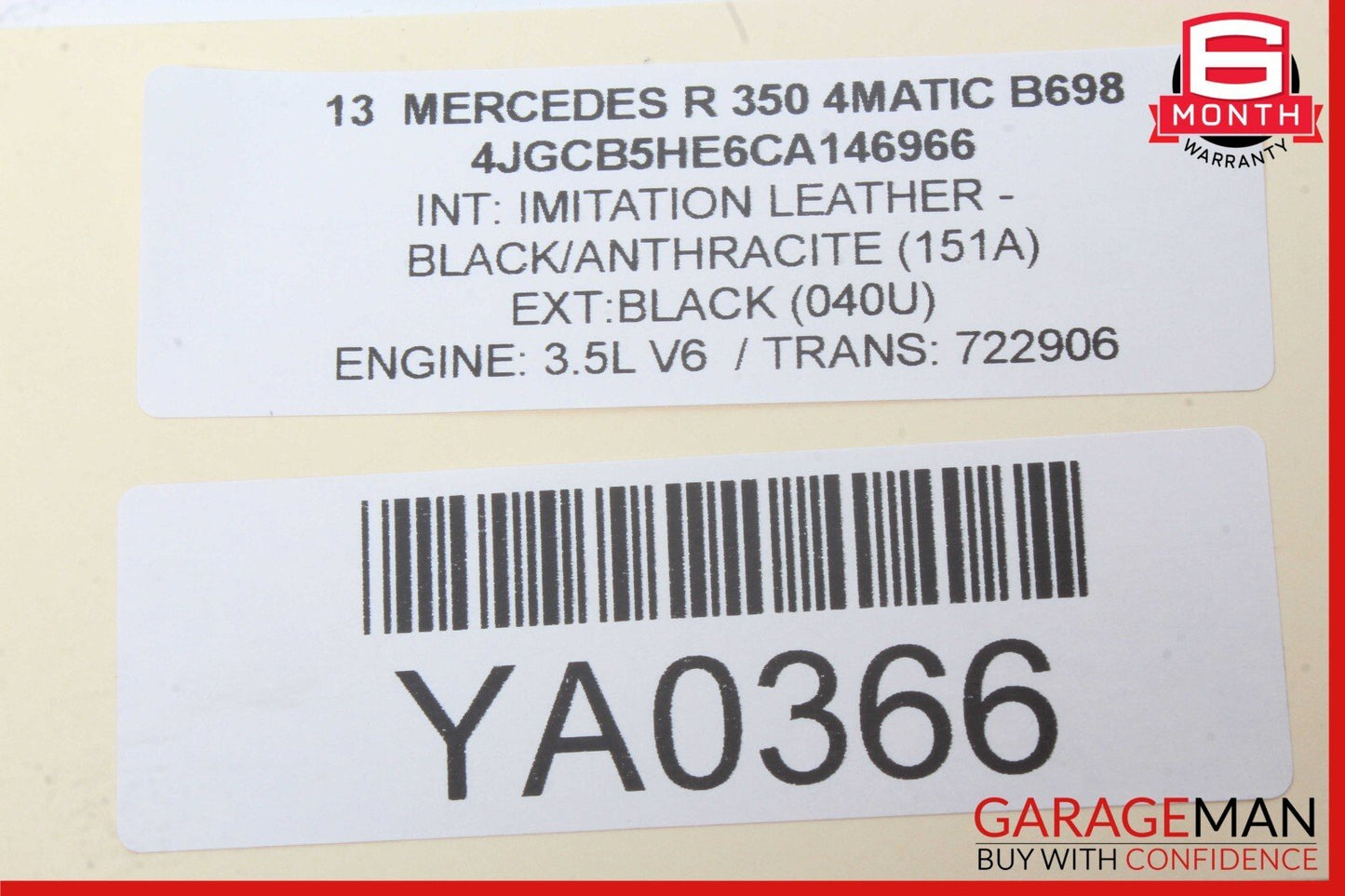 06-13 Mercedes X164 GL450 R350 ML450 Front Right Side Door Control Module OEM