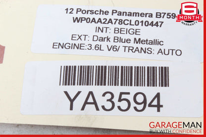 10-16 Porsche Panamera 970 Rear Left / Right Side Suspension Upper Control Arm