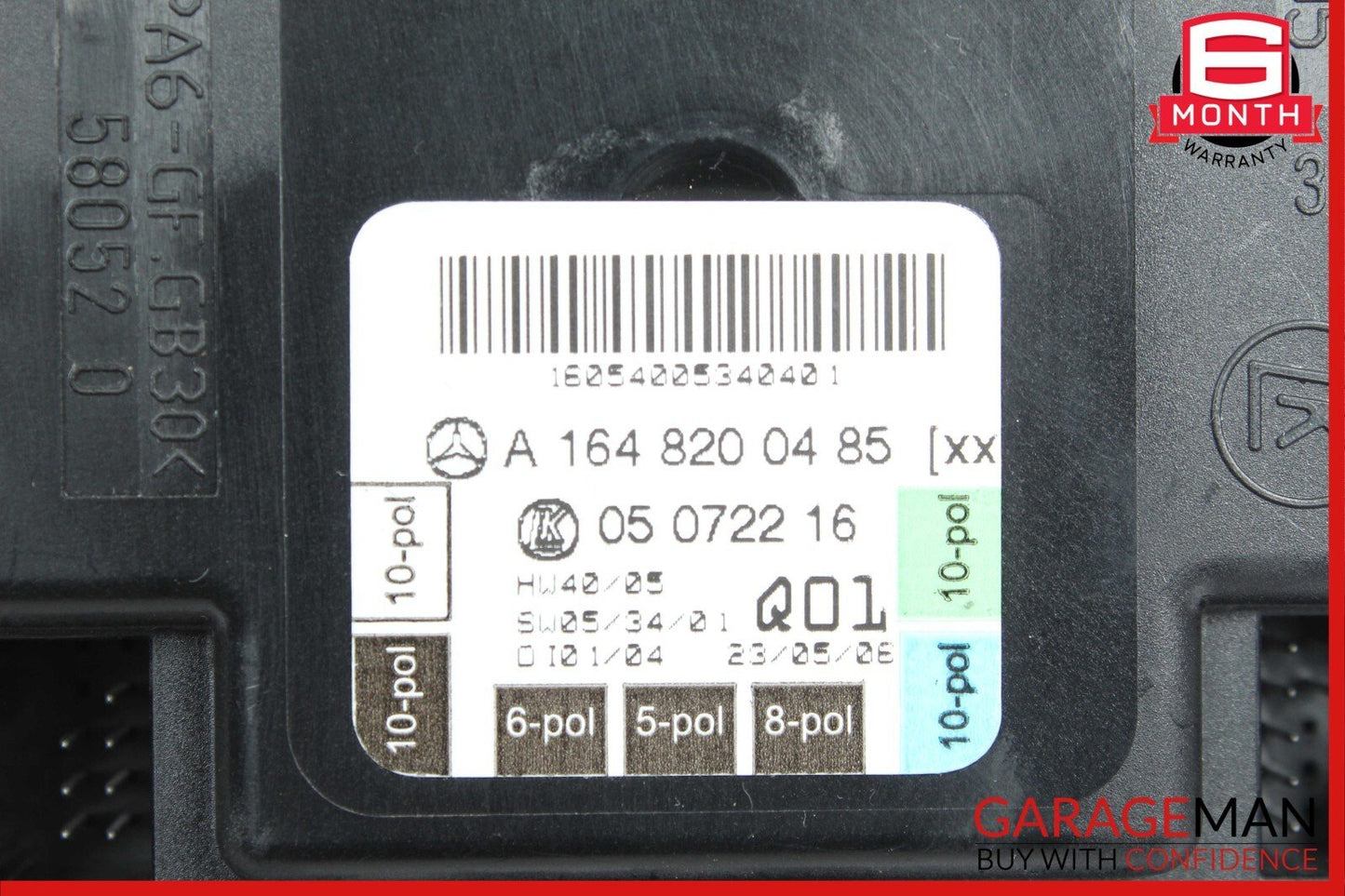 06-13 Mercedes W164 ML350 R350 GL450 Front Right Side Door Control Module OEM