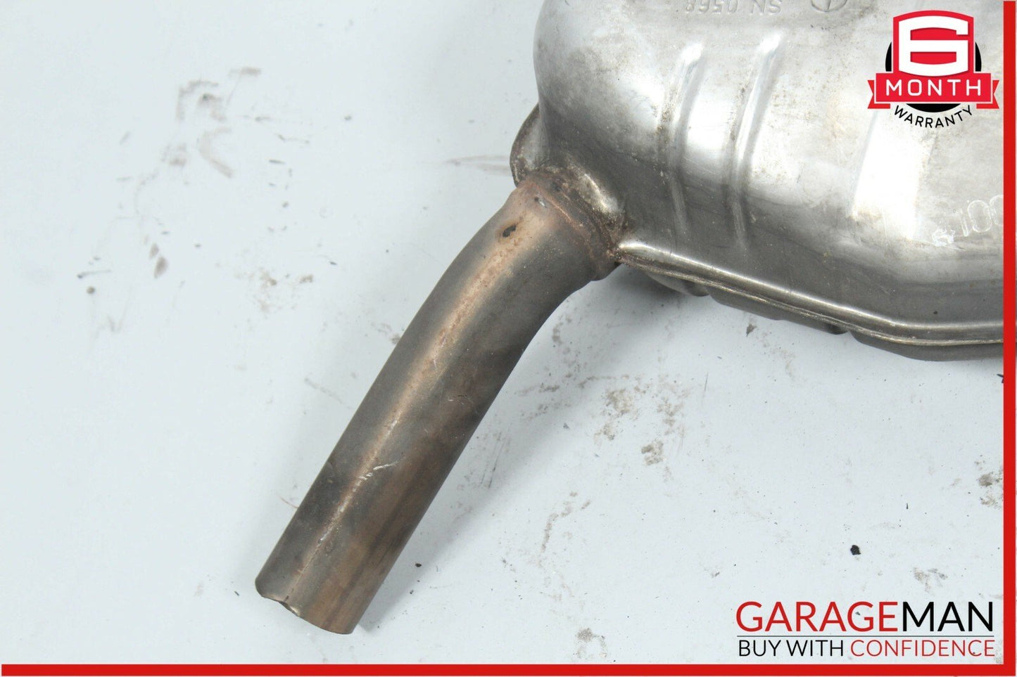 06-08 Mercedes W219 CLS500 Rear Right & Left Side Exhaust Muffler Mufflers Set