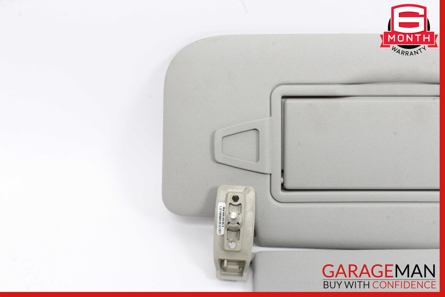 06-12 Mercedes GL450 ML550 Front Right Sun Visor Sunvisor Shade Assembly Grey