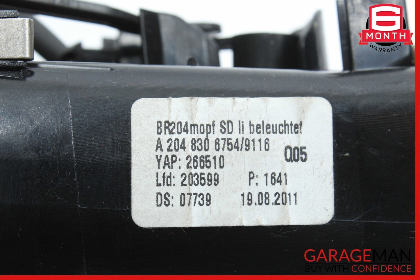 12-14 Mercedes W204 C250 Front Left Side Dash AC A/C Air Vent Grill Black OEM
