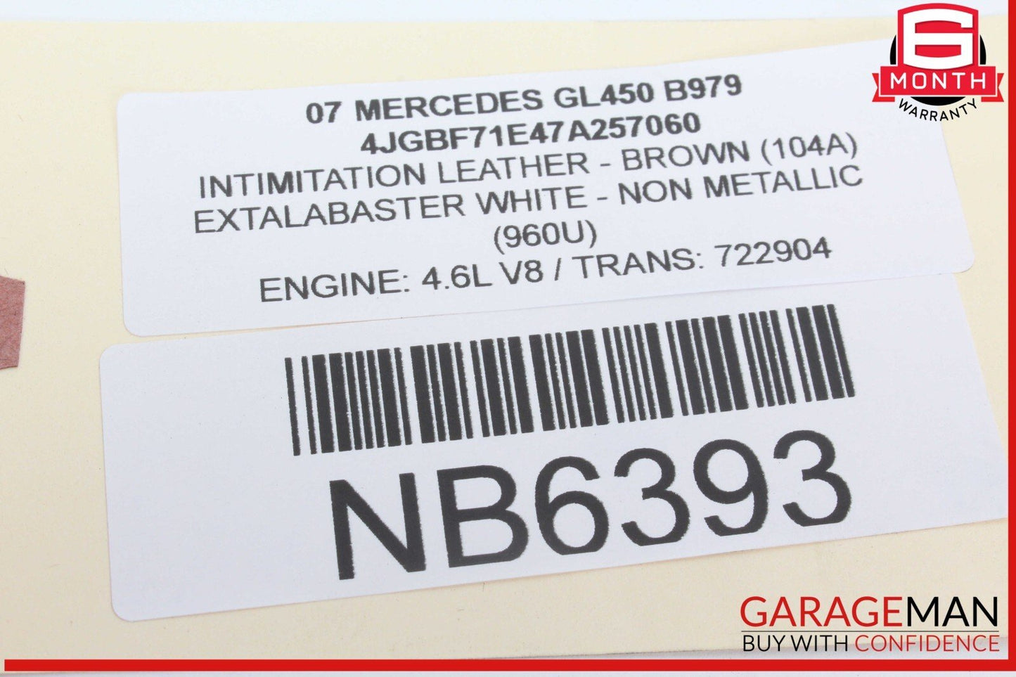06-11 Mercedes X164 GL450 ML63 AMG Headlight Control Switch Module Unit Beige