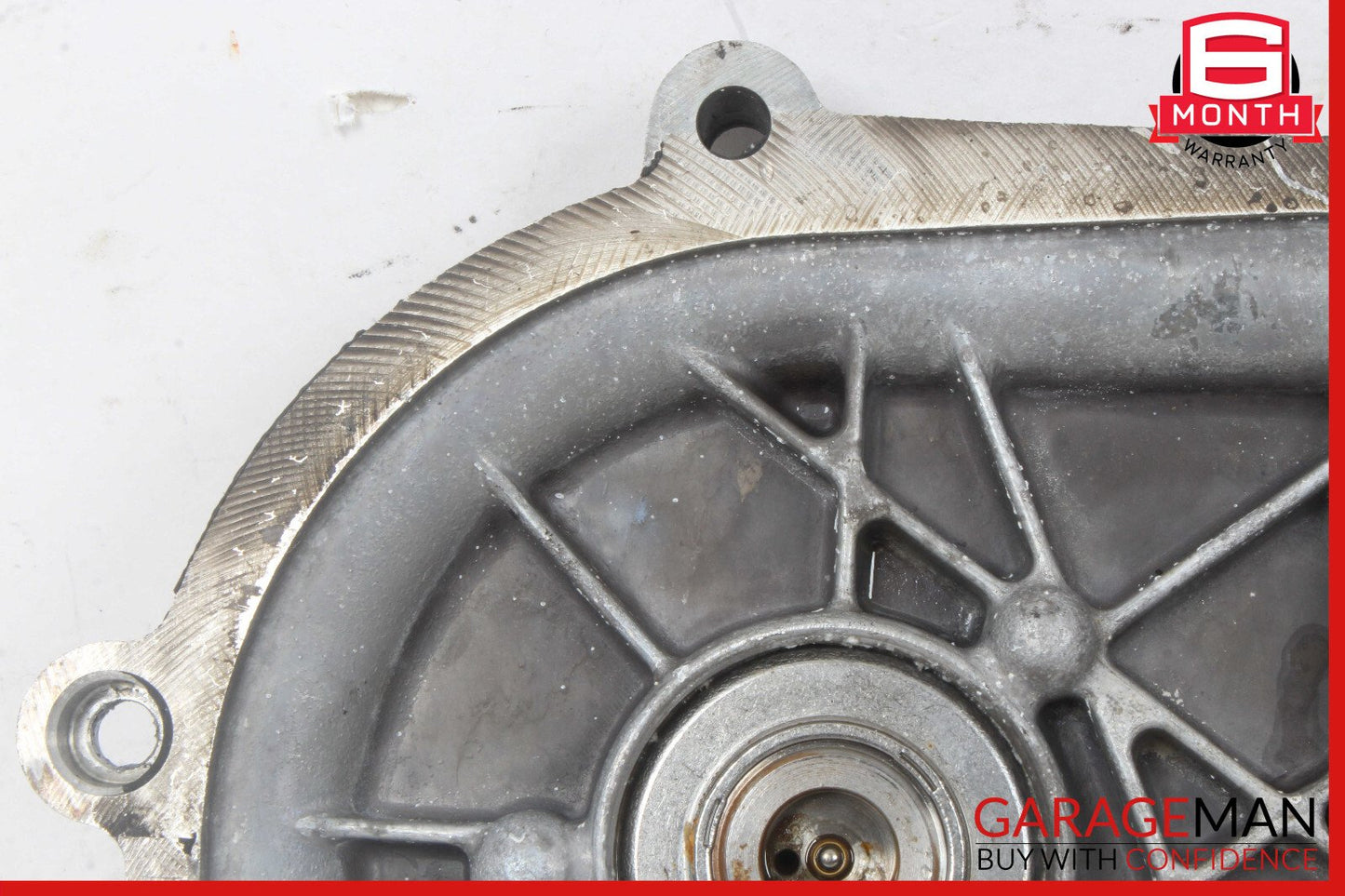 05-13 Mercedes W211 E350 Front Left Side Engine Timing Chain Cover Plate OEM