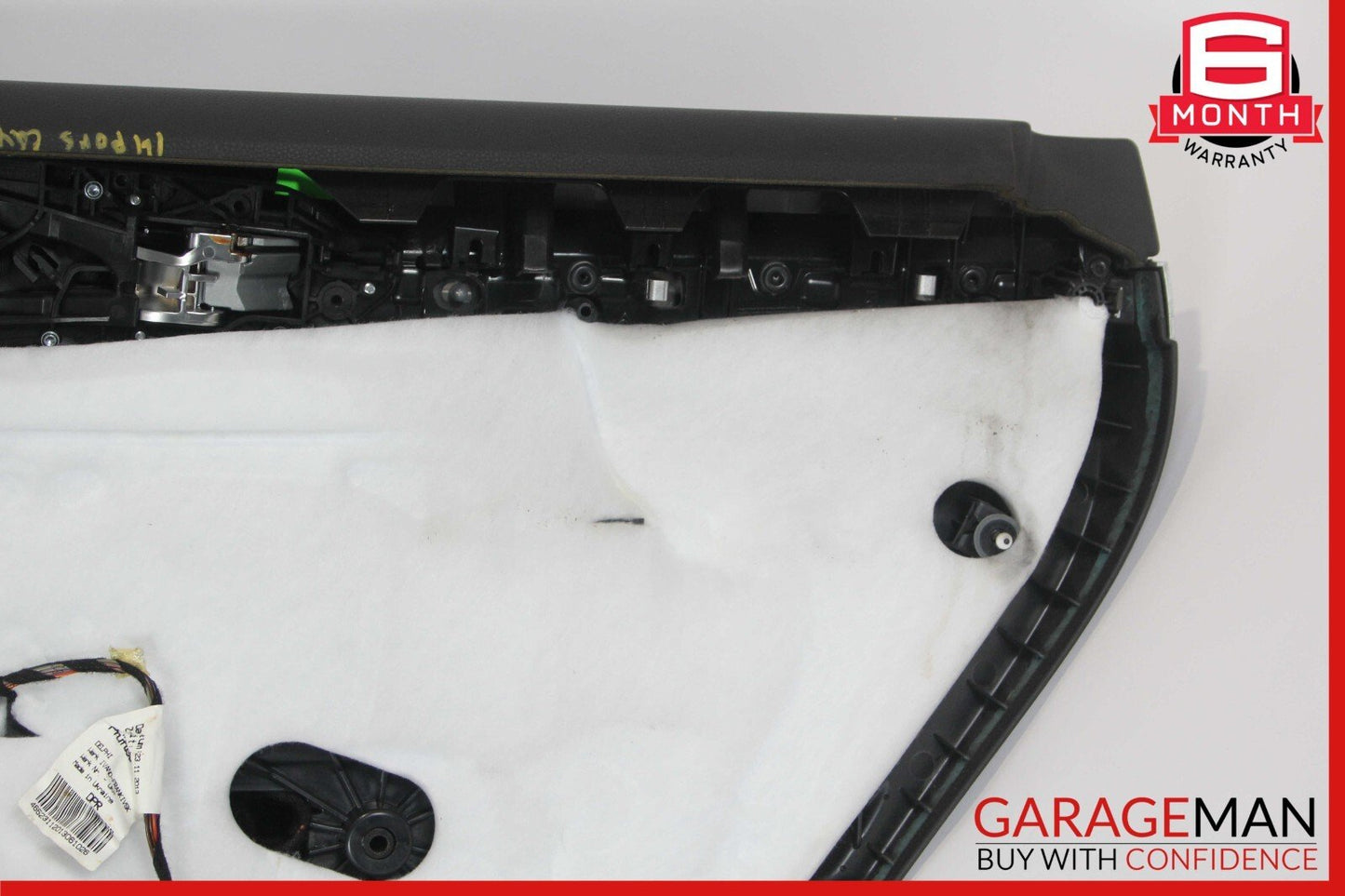 11-18 Porsche Cayenne 958 Rear Left Driver Side Interior Door Panel Assy Black