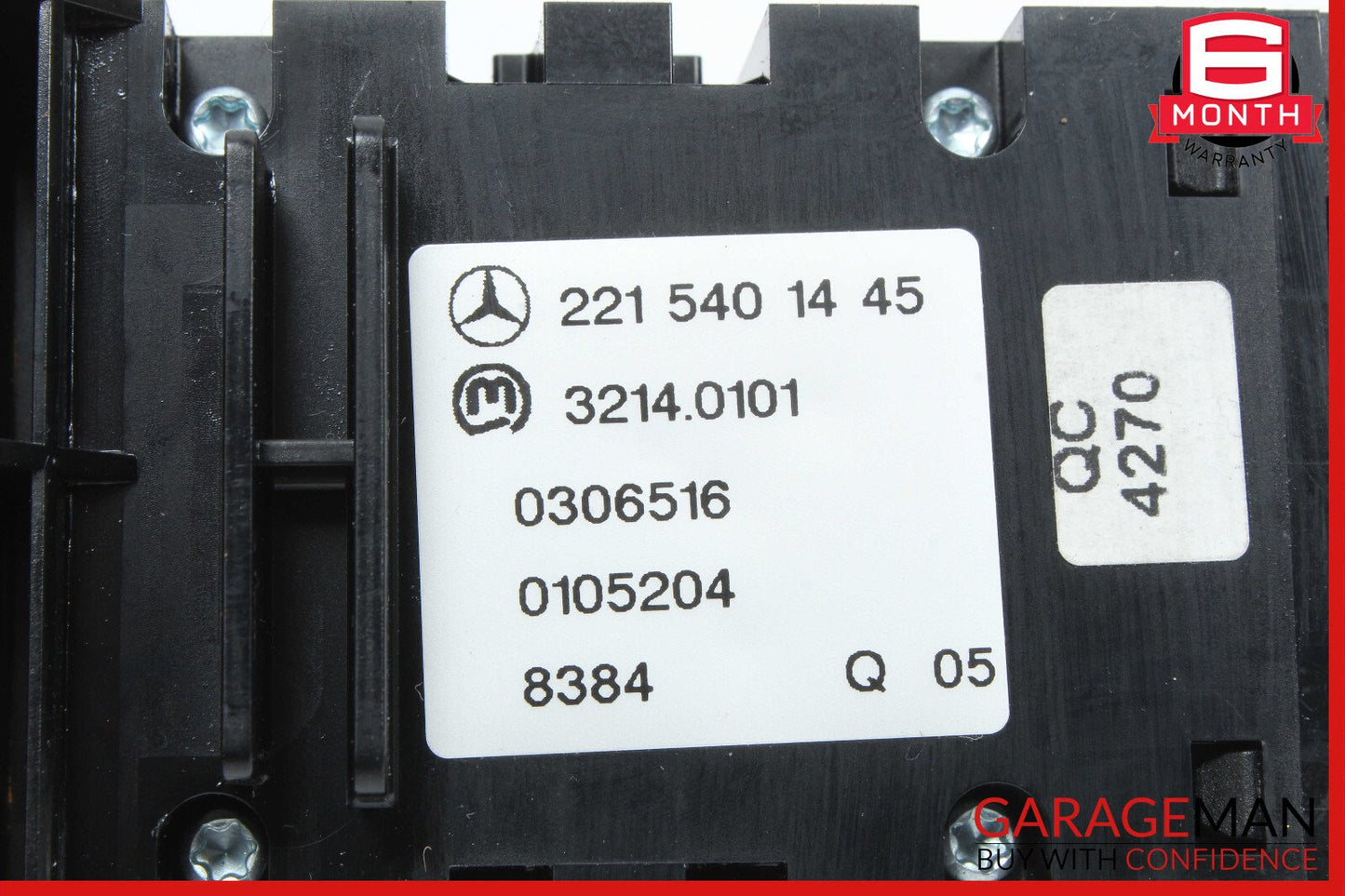 07-14 Mercedes W221 S550 CL550 S400 Electronic Parking Button Switch OEM