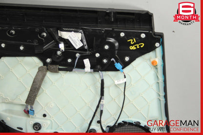 08-14 Mercedes W204 C250 Sedan Rear Right Side Interior Door Panel Black OEM