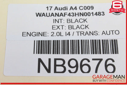 17-24 Audi A4 Front Right Passenger Side Door Control Module Unit 8W0959592A OEM