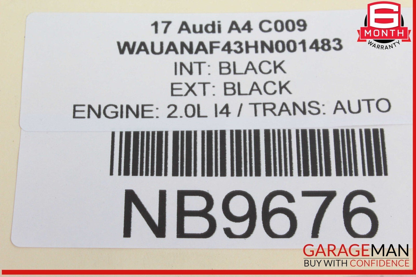 17-24 Audi A4 Front Right Passenger Side Door Control Module Unit 8W0959592A OEM