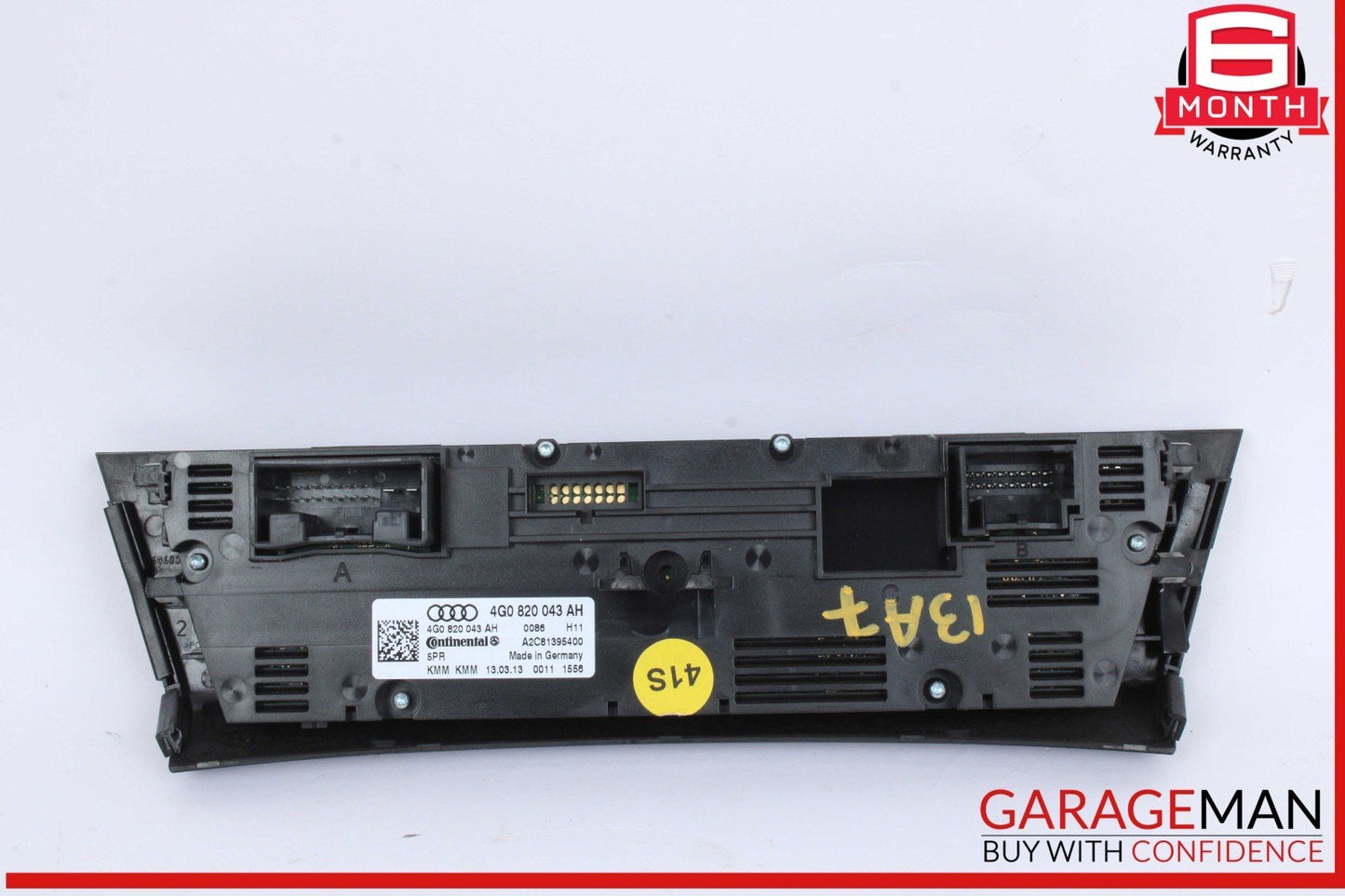 12-18 Audi A7 A6 Front AC Air Conditioning Temperature Climate Control Panel OEM