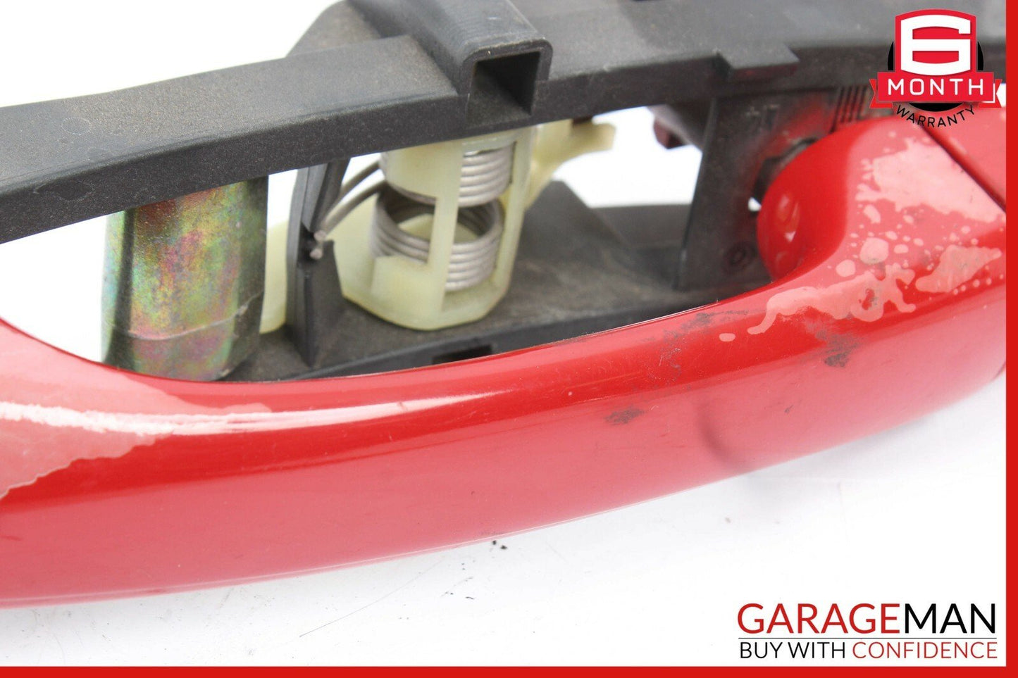 05-07 Mercedes W203 C230 C55 AMG Rear Left Driver Side Exterior Door Handle Red