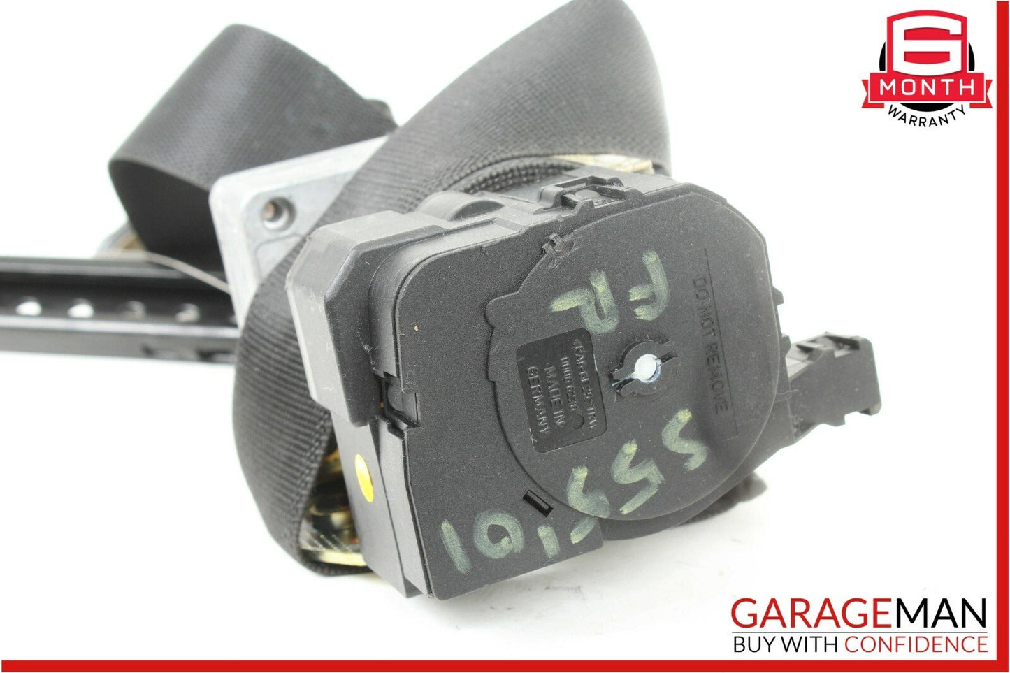 00-02 Mercedes W220 S55 Front Right Seat Belt Seatbelt Retractor Black OEM